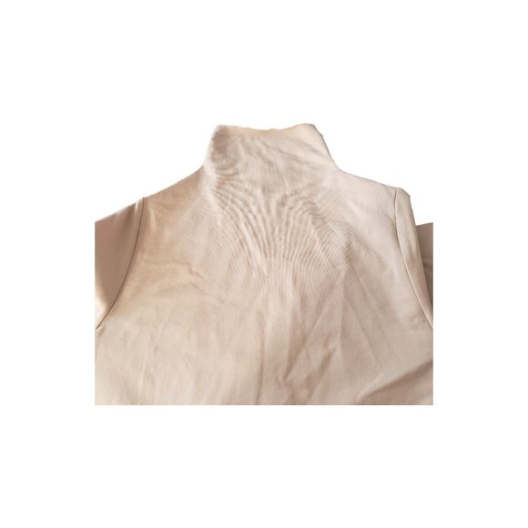 CT757 Skims NWOT Essential Mock Neck Brief Bodysuit Long Sleeve Clay - Picture 3 of 4